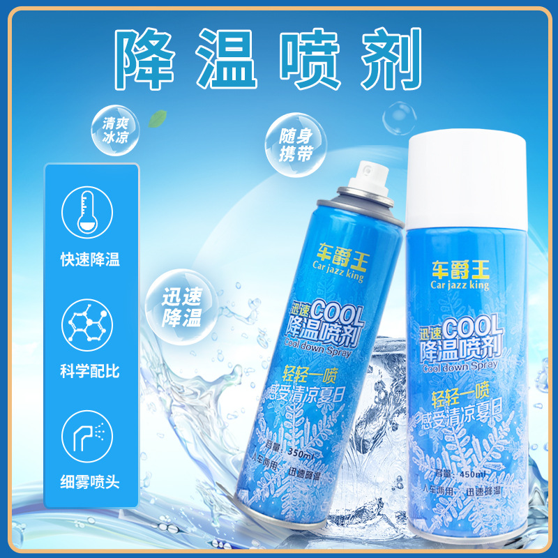 Chejue King Cooling Spray Summer Sports Hot Summer Car Home Spray Indoor Cooling Refrigeration Car Use