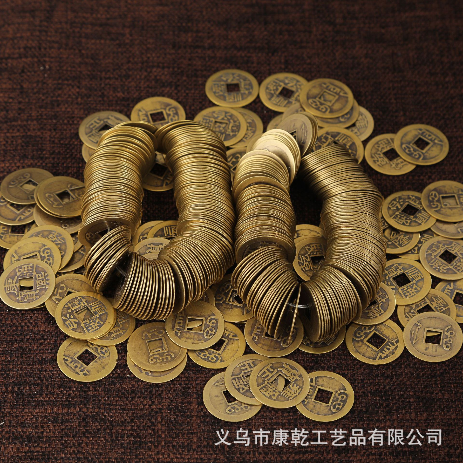 Copper Money Wholesale Copper Five Emperor Money Antique Coin Qing Dynasty Scattered Money Positive Brass Shunzhi Ganlong Kangxi Qianlong Jiaqing