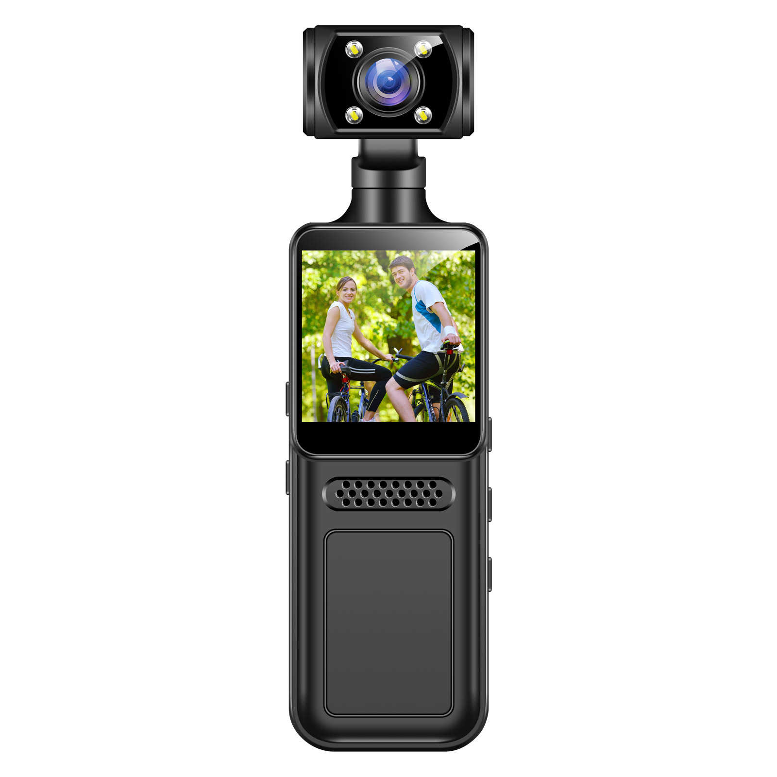 M12 Handheld Pocket Camera Portable Law Enforcement Instrument Back Clip Sports Camera Handheld Video Recorder Cycling Recorder