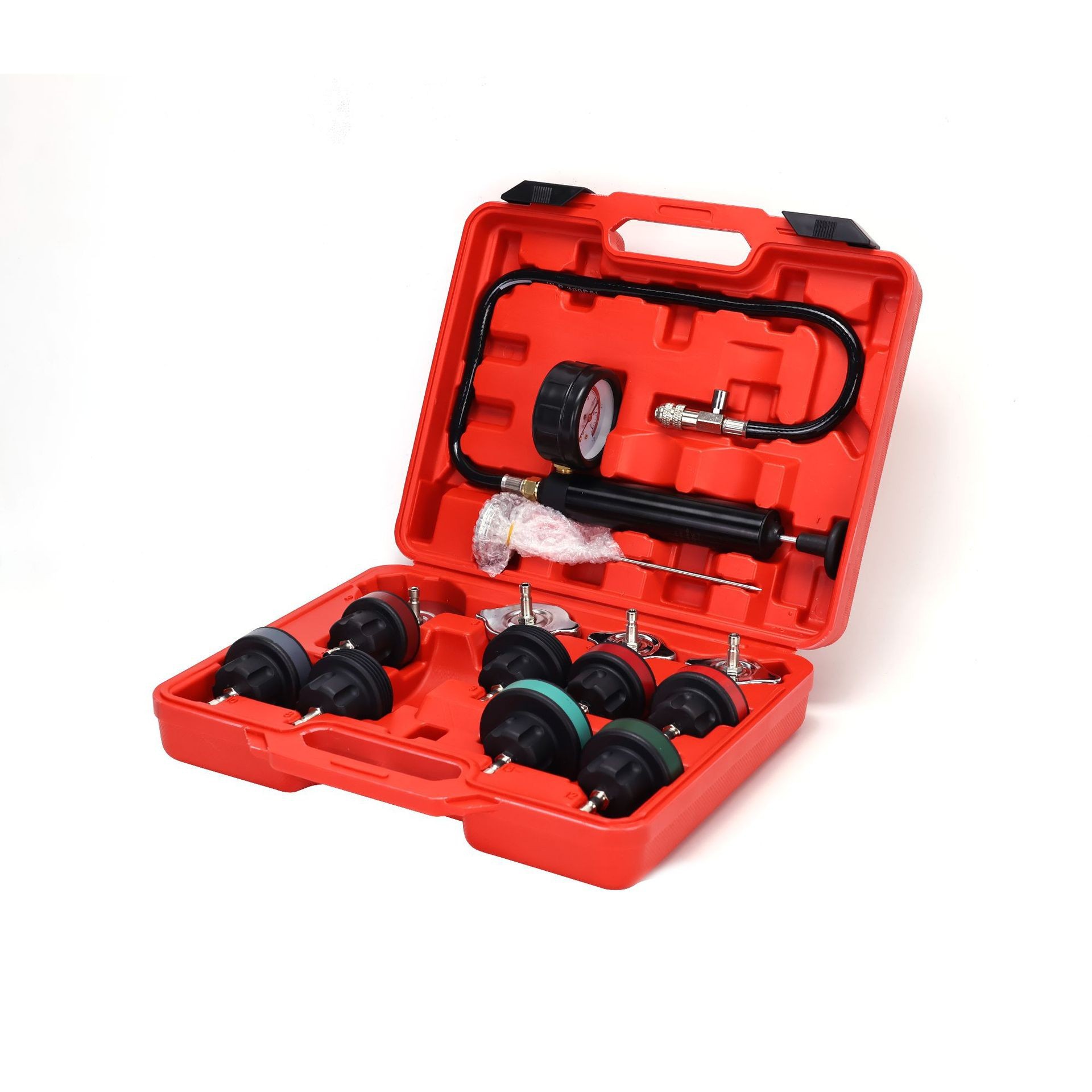 Инструмент для обнаружения утечек давления в водяном баке автомобиля, 14/18/28/34 предметов, вакуумный манометр