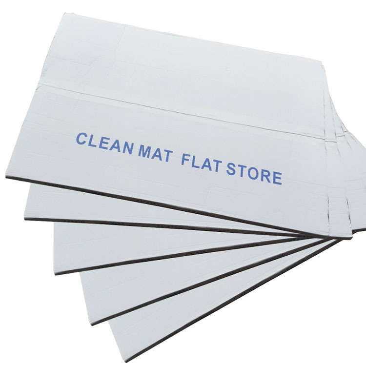 Wholesale dust-proof PE dust pad pedal dust pad 24*36 inch dust-free room tearable dust paste Dust pad