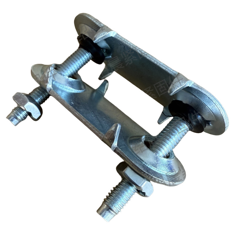 Conveyor Belt Buckle Connector Repair Plastic Pad Flat Buckle Screw Complete Set of National Standard Belt Clamp