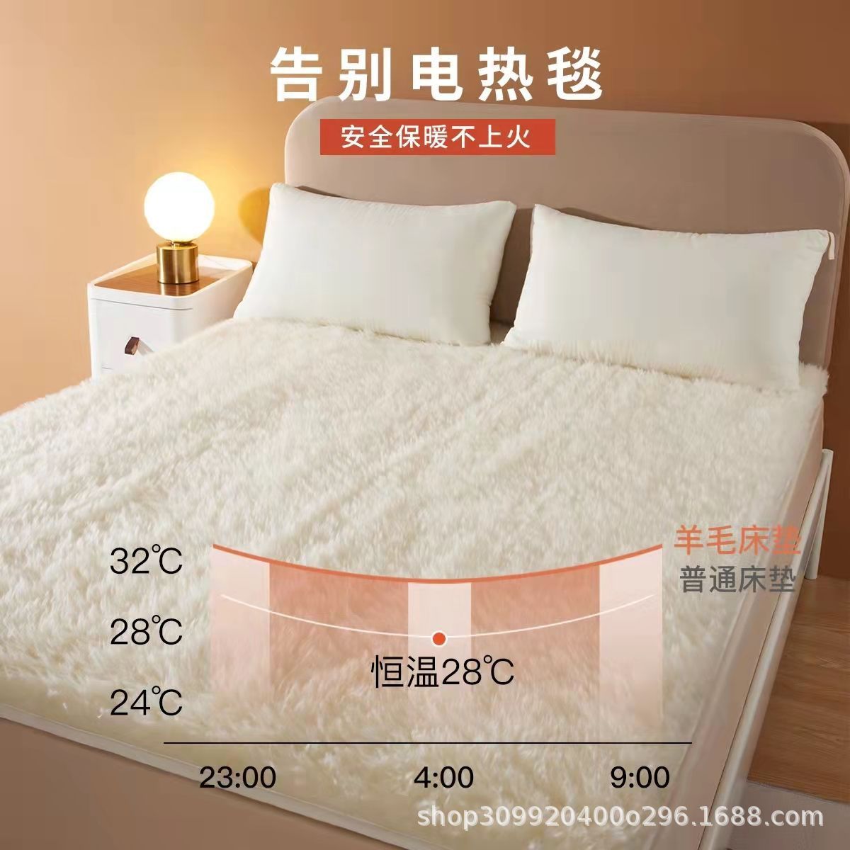 Authentic Australian Pure Wool Mattress Thickened Cushion Long Wool Cushion Winter Warm Single Double Dormitory Home Mattress