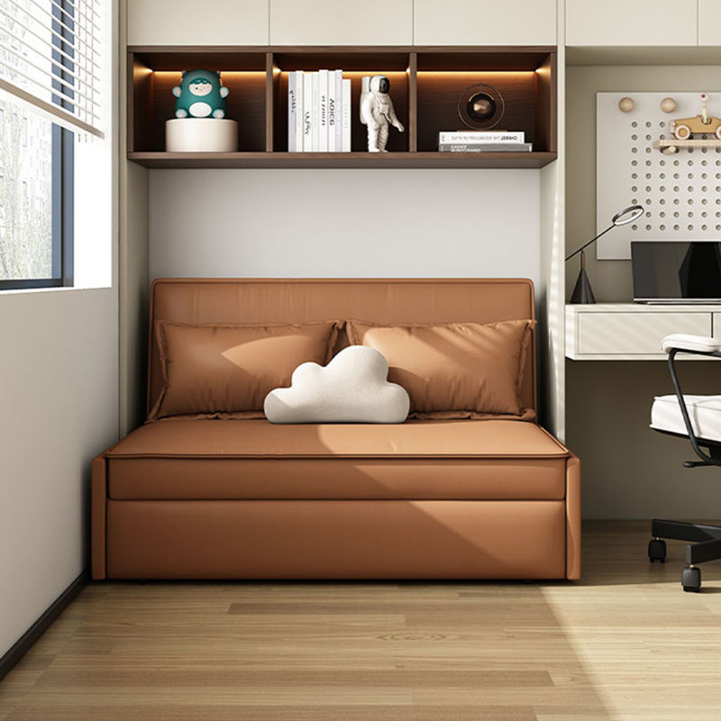 Foshan Sofa Bed All-In-One Retractable Foldable Multi-Functional Push-Pull Small Apartment Study Bedroom Living Room Double