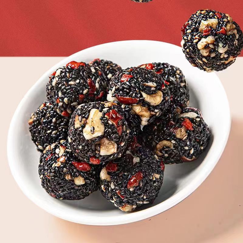 Red Date Pills, Walnuts, Mulberries, Wolfberry, Black Sesame Pills, Internet Celebrity Snacks for Kidsren and Pregnant Women, Nutritious Pastries to Satisfy Cravings, Dropshipping