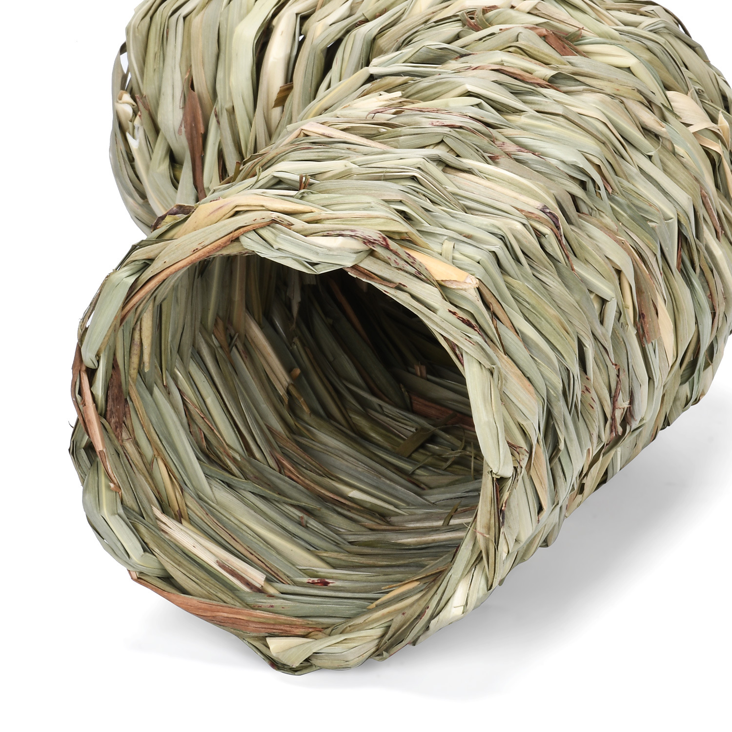 New Exotic Pet Straw Passage Chinchilla Golden Bear Hedgehog Shelter House Hamster Guinea Pig Natural Landscaping Toys and Supplies