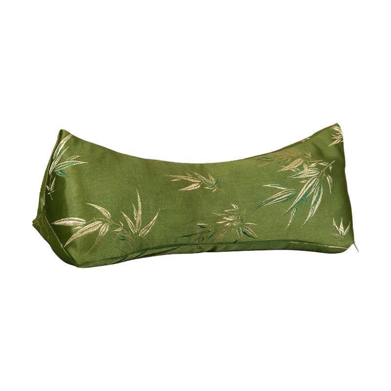 Mugwort Cervical Spine Pillow, Buckwheat Shell Triangular Pillow, Bamboo Leaf Satin Traction Neck Pillow, Business Gifts Wholesale Supply and Delivery