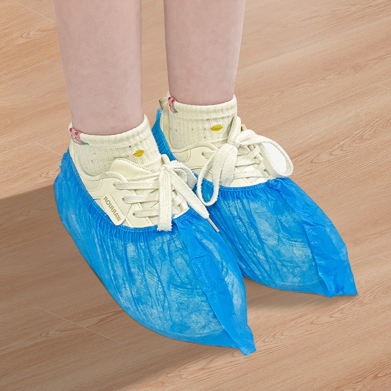 Disposable Non-Woven Shoe Covers, Wear-Resistant, Non-Slip, Hospitality, Household Indoor Dust-Proof Shoe Covers, Computer Room Dust-Free Workshop Foot Covers