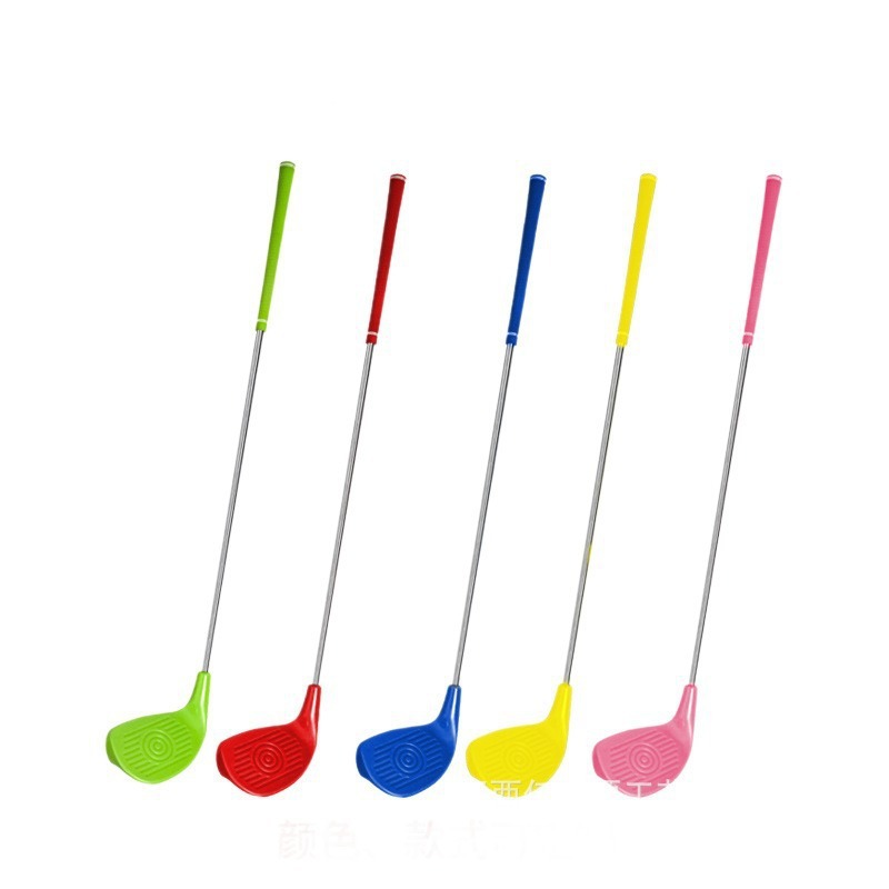 Cross-Border New Golf Practice Club, Adjustable Telescopic Plastic Ball Head, Golf Chipping Club for Adults and Children