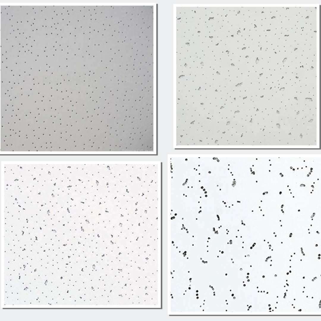 Rh99 Moisture-Proof Mineral Wool Board Ceiling Office Factory Sound-Absorbing Ceiling Sound-Absorbing Board Ceiling Mineral Wool Board 600*600