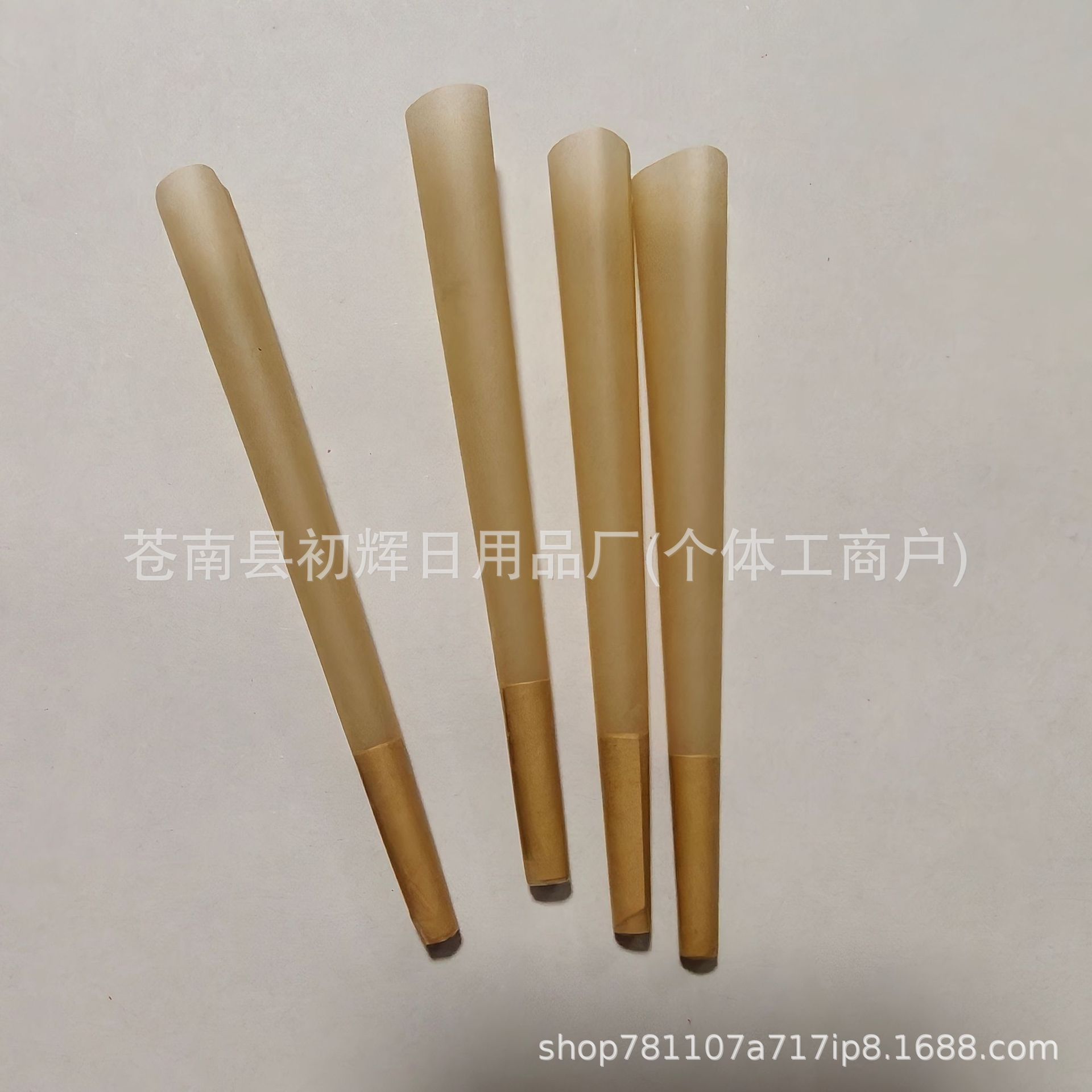 Конус для курения из бумаги с ручной закруткой, натуральный цвет, предварительно свернутые бумажные трубки 110*26мм