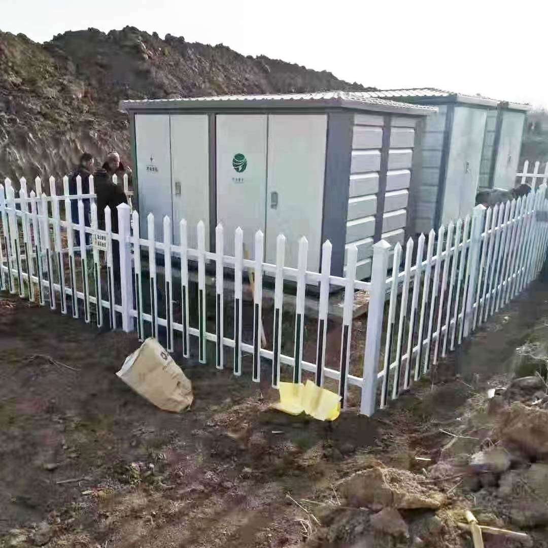 Customized Pvc Plastic Steel Fence Transformer Guardrail Isolation Protective Fence Substation Fence Box Transformer Custom-Made Anti-Electric Shock