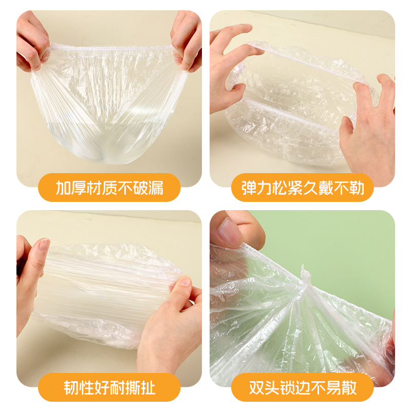 Enlarged and Thickened Shower Cap Disposable Hood Waterproof Transparent Home Hotel Shower Dust Cap Barber Shop Ready Stock