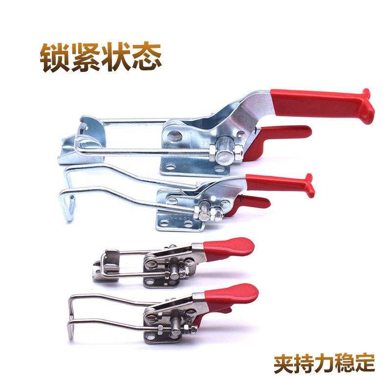 304 stainless steel quick clamp lock buckle adjustable buckle box buckle quick tensioner door bolt clamp