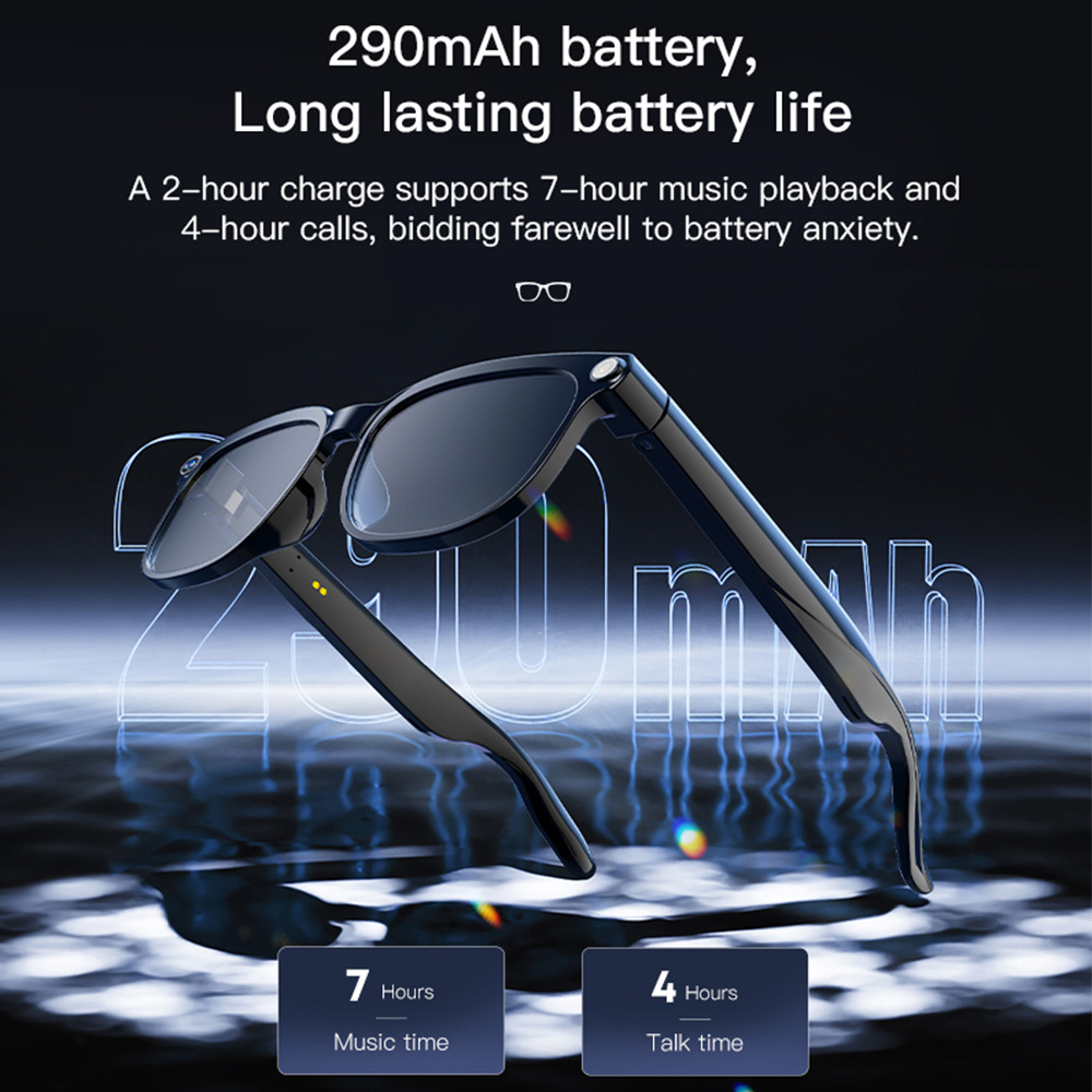 Smart Glasses 800W Camera for Photo and Video Recording, Simultaneous Translation, Bluetooth Calling, Ai Smart Glasses