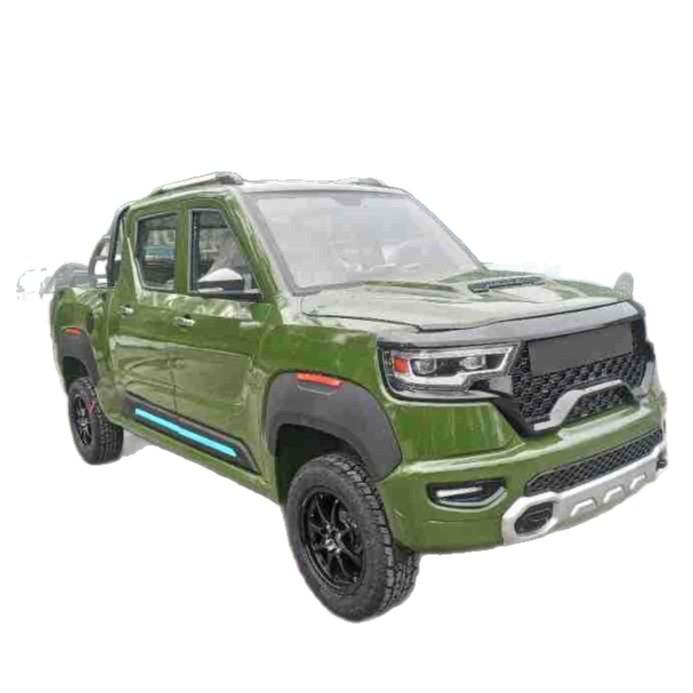 Export Four-Wheel Drive New Energy Large Mobility Vehicle Pickup Truck, New High-Speed Off-Road Vehicle with Heating and Cooling Air-Conditioned Four-Wheel Pickup Truck