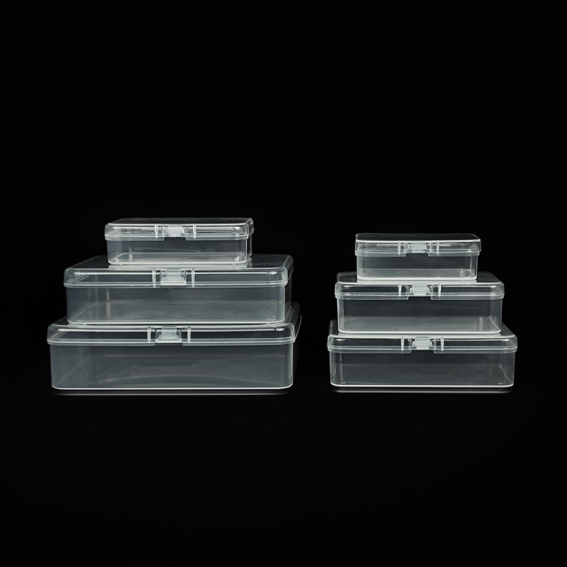 Transparent plastic packaging box hardware tools sample display box parts packaging box accessories Finishing Card storage box