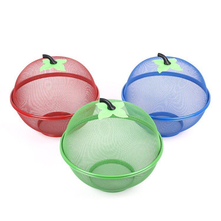 Cross-Border Fruit Basket Metal Material Set Spray Plastic Fruit Plate Food Grade Apple Basket Hot Selling Shopkeeper Recommended