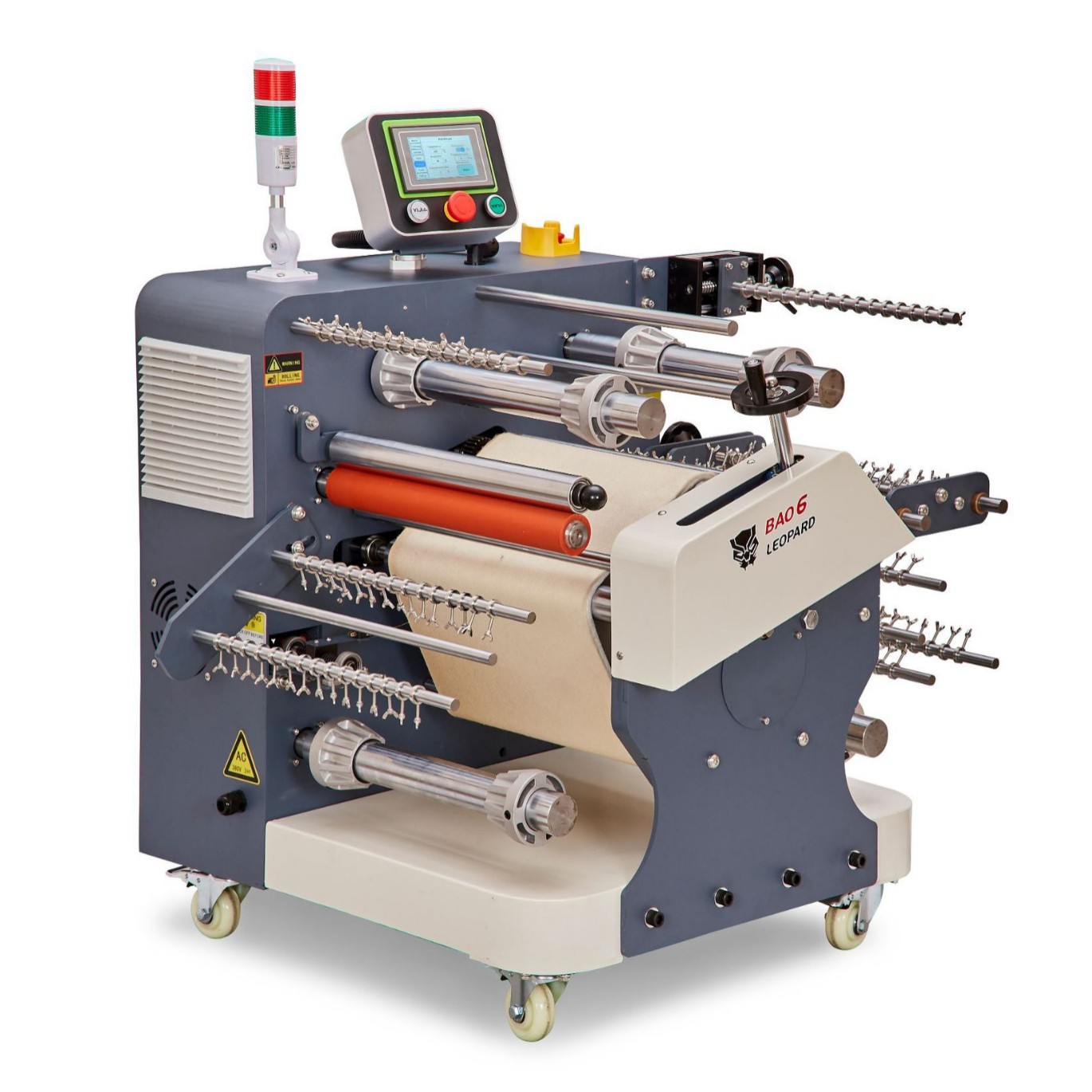 Lower Feed Webbing Roller Heat Transfer Machine Φ210 Printing Machine Digital Constant Temperature Control Factory Direct Sale