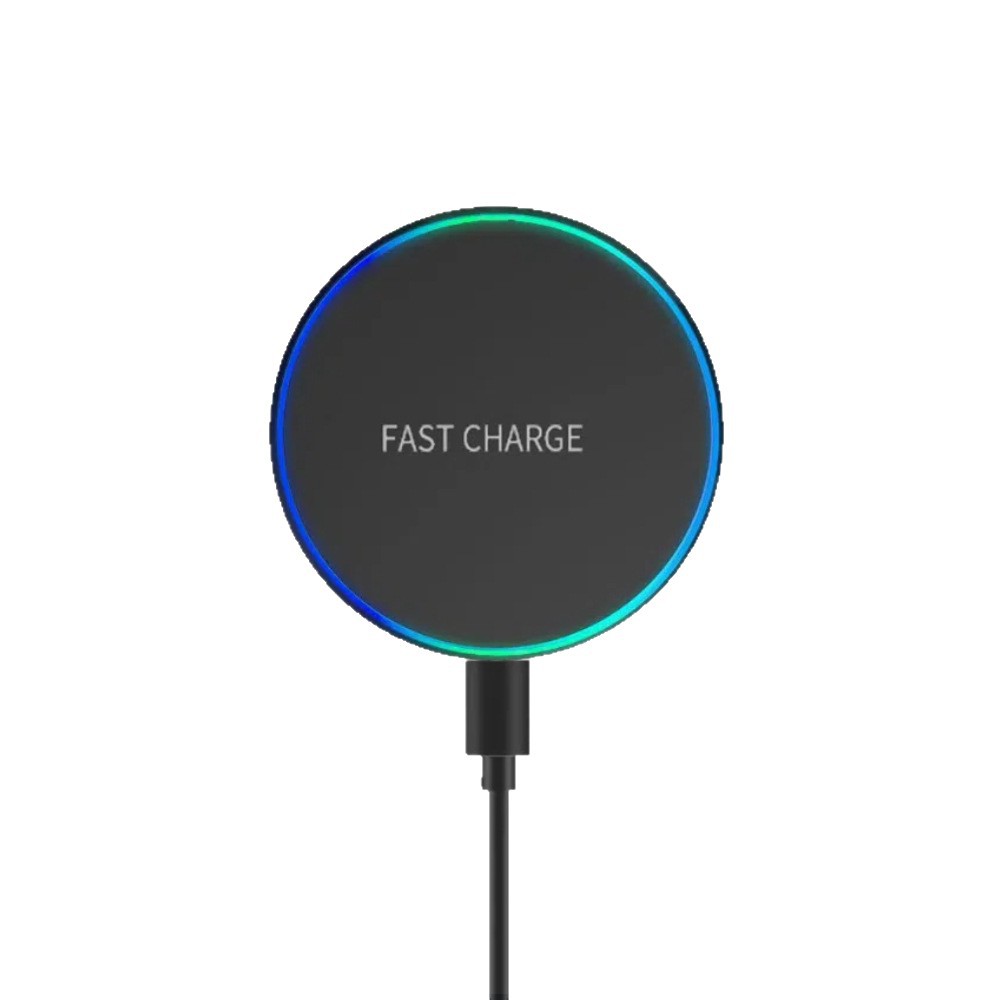 Wireless Charger, Portable Fast Charging, Personalized Creative Gift, Mobile Phone Wireless Charging, Customized Colorful Atmosphere Light, Led Light