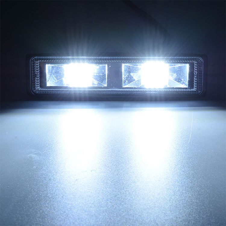 Car motorcycle work light one-line 16LED 48W off-road vehicle spotlight engineering lamp inspection light 12V/24V
