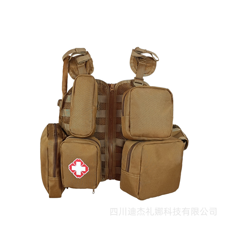 Multifunctional Forest Fire Vest Generation Flame Retardant Aramid Tactical Vest Oxford Outdoor Self-Rescue Escape Portable