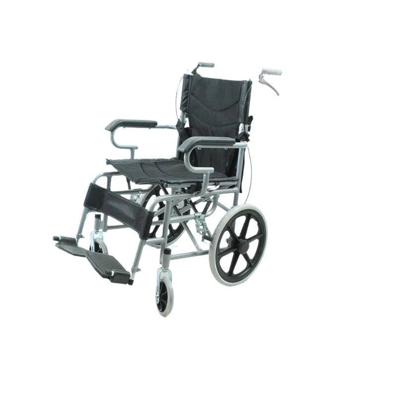Wheelchair Hospital Same Style Folding Soft Seat with Toilet for the Elderly Free Inflatable Manual Wheelchair Manufacturer Direct Sale 809