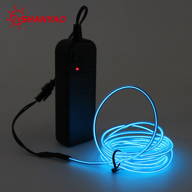 El Cold Light Luminous Line 1- 5.3m V Battery Box Car Atmosphere Light Led Luminous Decorative Lantern El Cold Light