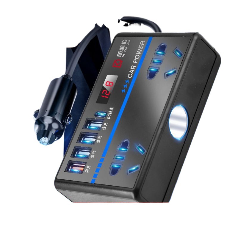 Car Inverter 24V12V to 220V High Power Truck Universal Multi-Function Car Charging Socket Converter