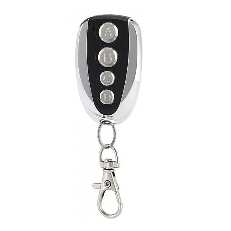 433MHz wireless copy remote control metal four-button garage door roll gate copy code remote control key