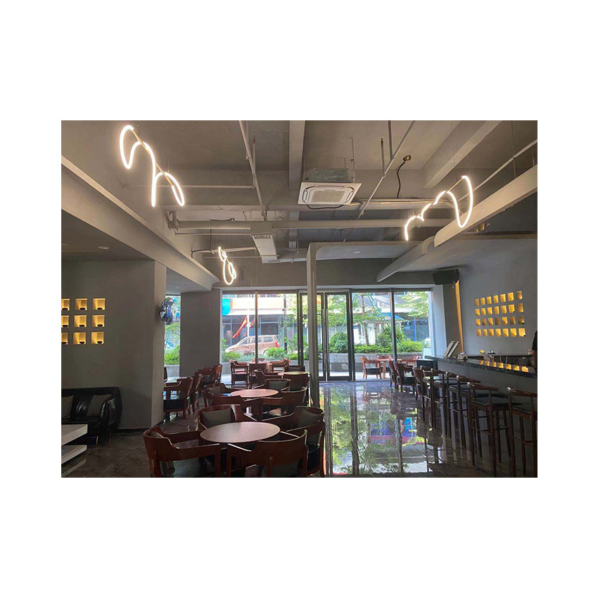 Coffee Shop Bar Design and Decoration Personalized Accessible Luxury Chinese Style Decoration Style Qing Bar Milk Tea Shop Renovation Project