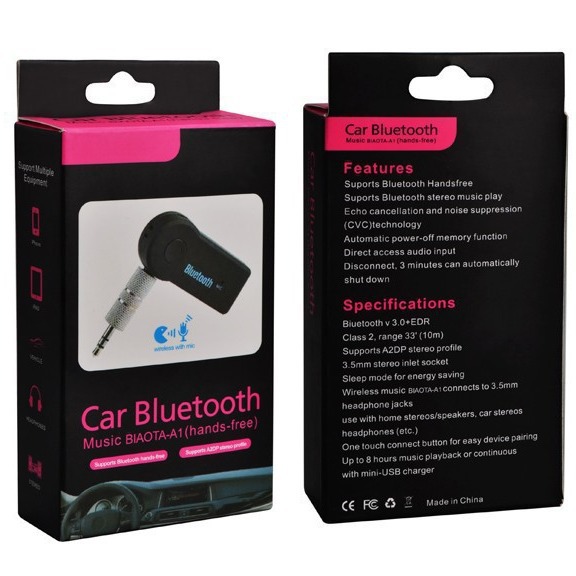 Aux Car Bluetooth Receiver 3.5mm Wireless 5.0 Bluetooth Adapter USB Bluetooth Audio Receiver Converter