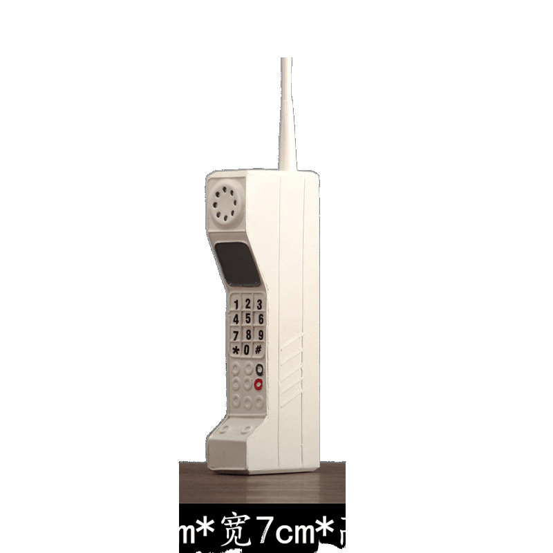 Retro Nostalgic Big Brother Mobile Phone Model Artificial Stage Performance Window Decoration Chinese Style Costume Props