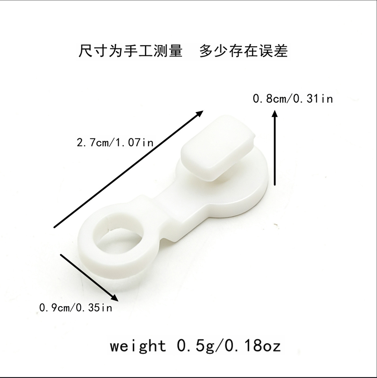 Cross-Border In-Stock Side-Mounted Curtain Track Pulley Hook Accessories Curtain Track Pulley Roller Replacement Parts Plastic