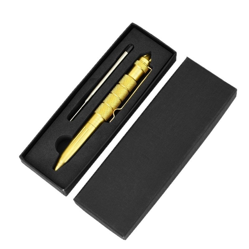 Outdoor Self-Defense B2 Tungsten Steel Head Tactical Defense Pen Edc Multi-Functional Special Warfare Pen Outdoor Window-Breaking Survival Signature Pen