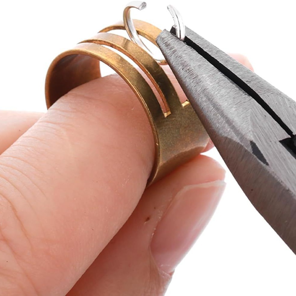 Open Ring High Strength Titanium Steel Connecting Ring Handmade DIY Stainless Steel Jewelry Accessories Connecting Ring Necklace Closed Ring