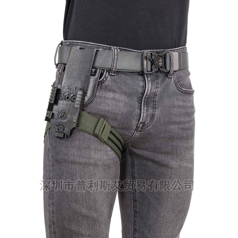 New Cross-Border Outdoor Tactical Thigh Belt Multi-Functional Hunting Leg Cover Holster Strap Non-Slip Webbing Leggings Belt