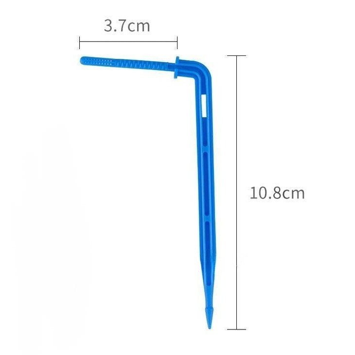 35 Capillary Pipes Can Be Used for Drip Irrigation with New Material Drip Emitters, Spray Pipes in Black and Blue, Straight and Curved Arrows