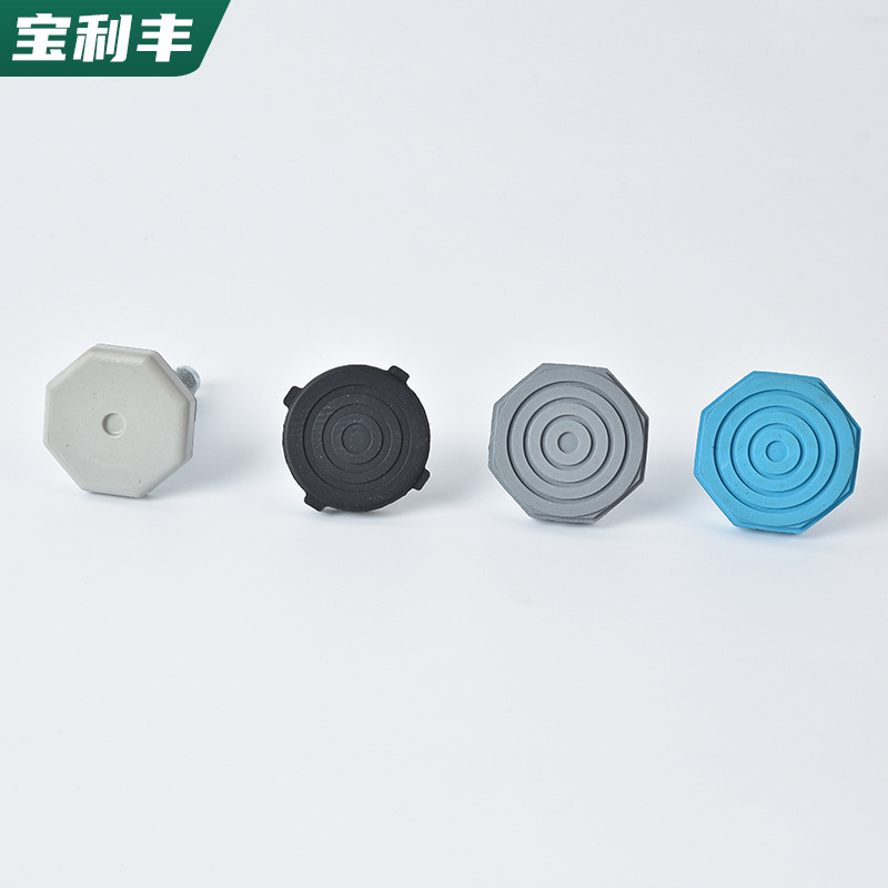 Wholesale high damping rubber products high hardness rubber products drum washing machine fixed foot pad adjustable foot