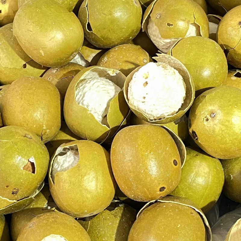 Guangxi Monk Fruit Shell-Breaking and Dehydration Monk Fruit Milk Tea Raw Materials Wholesale Bulk Monk Fruit Large, Medium and Small Fruit Uniform Goods