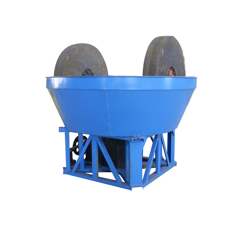Selected Gold Mining Copper Mining Mining Hydro Mining Equipment Double Wheeled Wet Grinder Large Double Roller Wet Gold Grinder