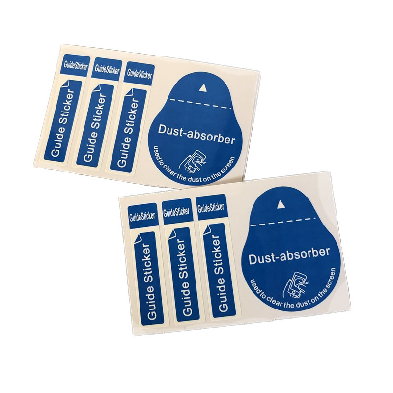 Dust removal film set tempered glass film alcohol bag three-piece set dry and wet alcohol cotton bag film auxiliary kit