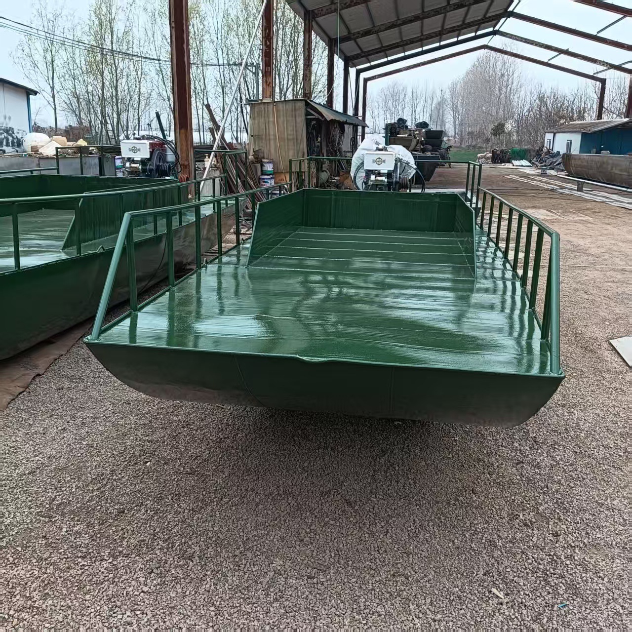 Environmentally Friendly Fully Enclosed Vacuum Cabin Ship Galvanized Guardrail Board for Rivers Is Corrosion-Resistant and Rust-Resistant 6.68m