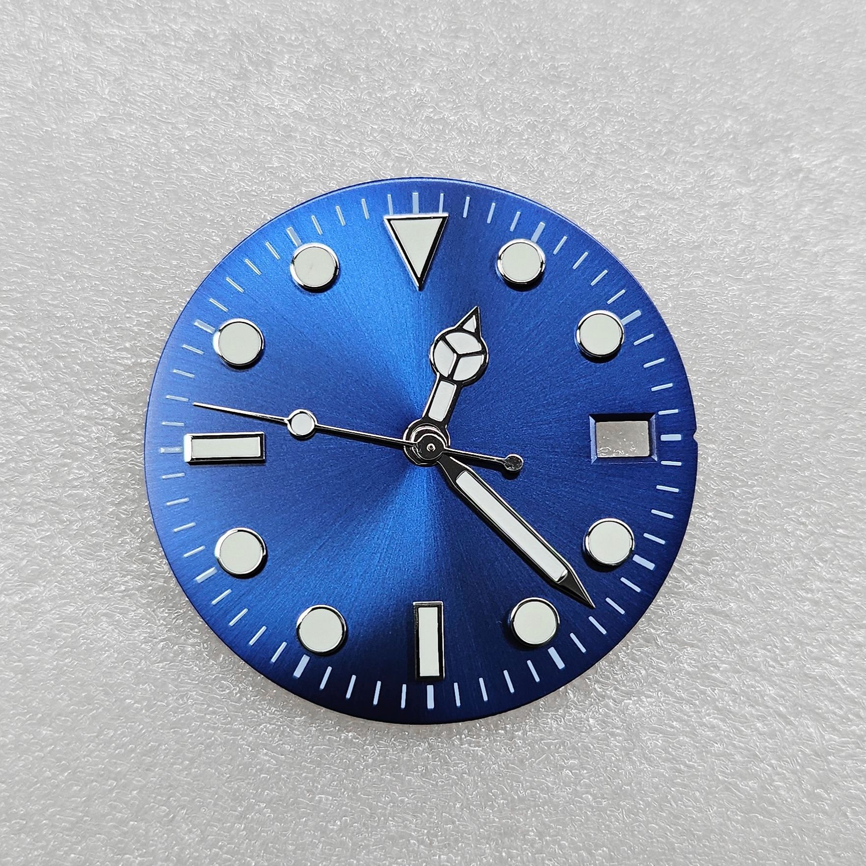 Watch Accessories No Mark 28.5mm Dial Sun Pattern Green Luminous Suitable for NH35,NH36,4R36 Movement