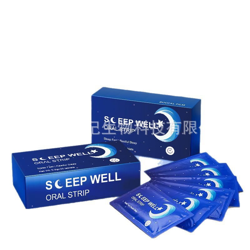 Spot Cross-Border Tk Amazon Independent Station Hot-Selling Sleep Tablets Melatonin Lozenges Customized