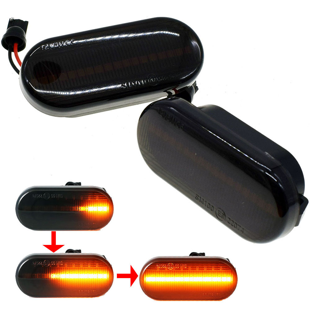 Applicable to VW Volkswagen Ford golf Bora Passat Paul car LED Fender side running water turn light