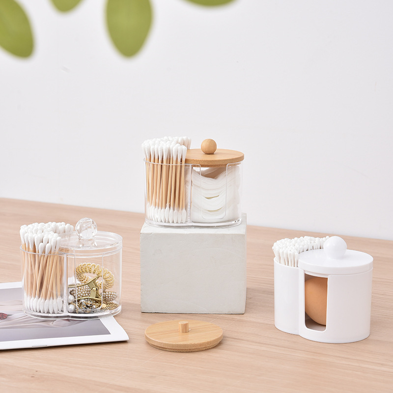 Коробка для хранения ватных палочек, портативный контейнер для косметических дисков