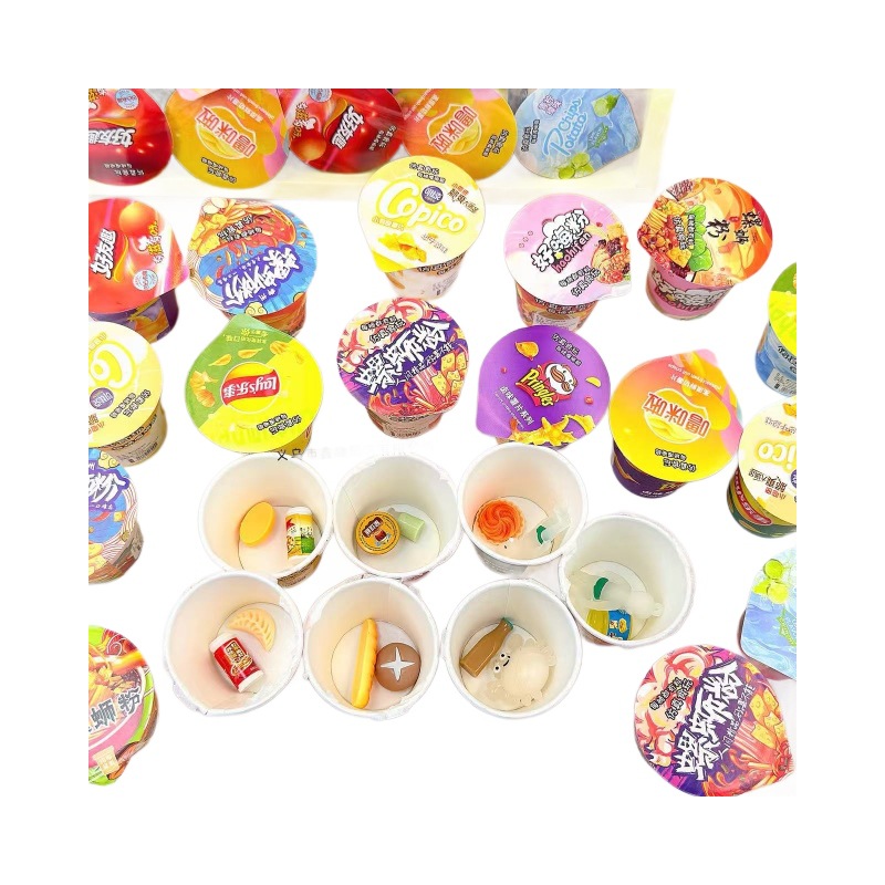 Simulation Mini Miniature Food Toy Bucket Small Toy DIY Drink Resin Wine Bottle Accessories Creative Children's Toys Wholesale