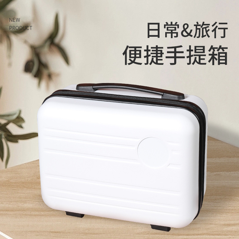 Customized 14inch Suitcase Cosmetic Bag Wholesale Souvenir Luggage Storage Cosmetic Bag Portable 2024 New Style