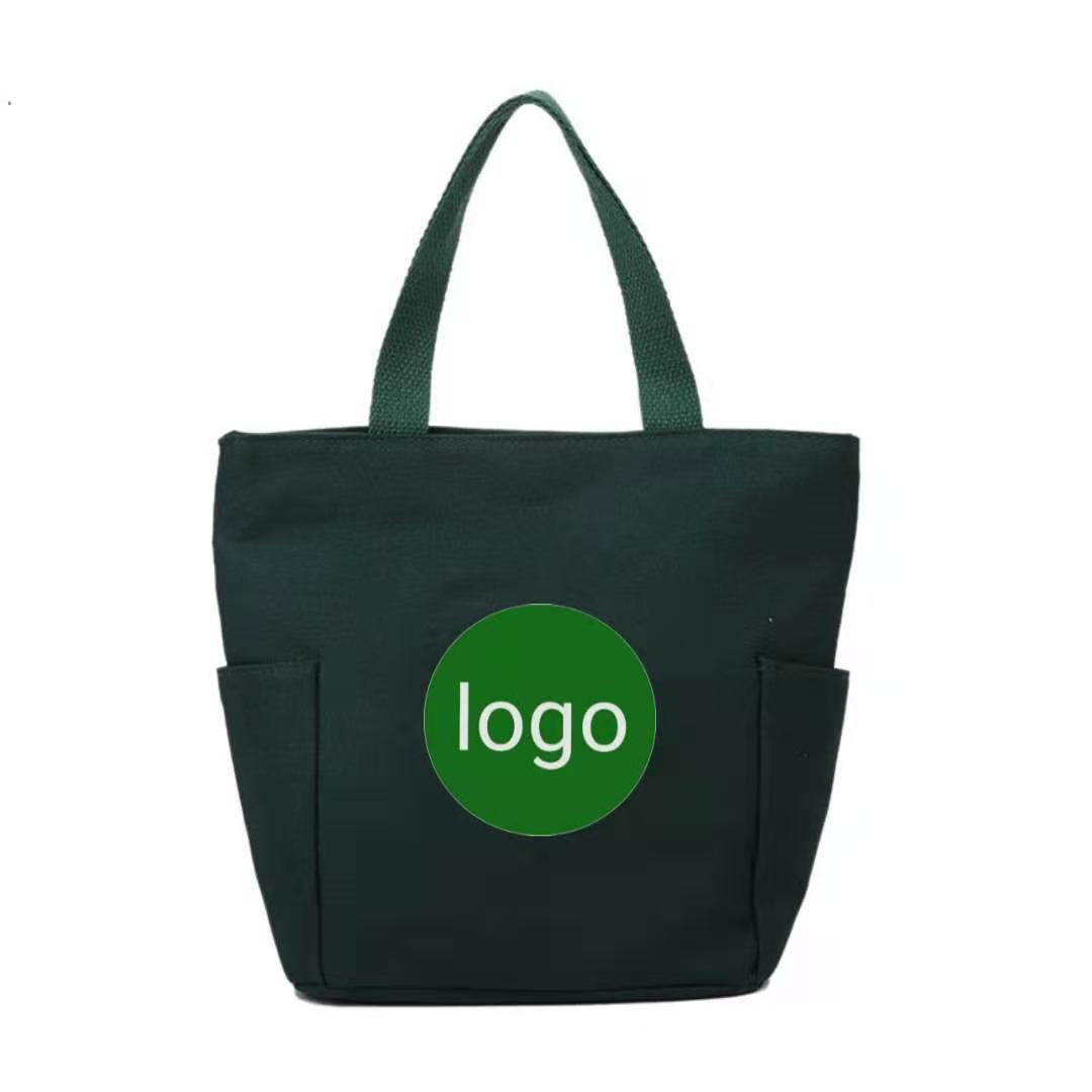 2021 Manufacturer's New Canvas Bag Japanese-Style Satchel Lunch Box Bag Multi-Purpose Lunch Mommy Bag with Customizable Patterns